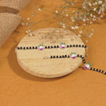 Black Beads Silver Two Bunny Nazariya for Kids