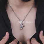 Murlidhar Krishna Silver Pendant