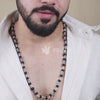 Karungali Silver Mala (Damru Beads)