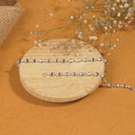 Silver Beads in A Greyish Tone Nazariya for Kids