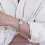 Authentic Jay Shree Ram Silver Bead Bracelet