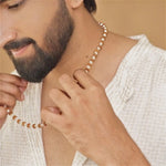 Rudraksha Silver Mala ( 8 – 9 mm Rudraksha Size)