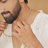 Rudraksha Silver Mala ( 8 – 9 mm Rudraksha Size)